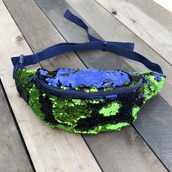 NWT- Waist bag- Purse- Sequin- Crossbody - Picture 7 of 10